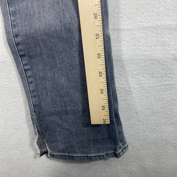 J Brand Rail Sweet Gray Distressed Slit Denim Jean - Picture 13 of 16